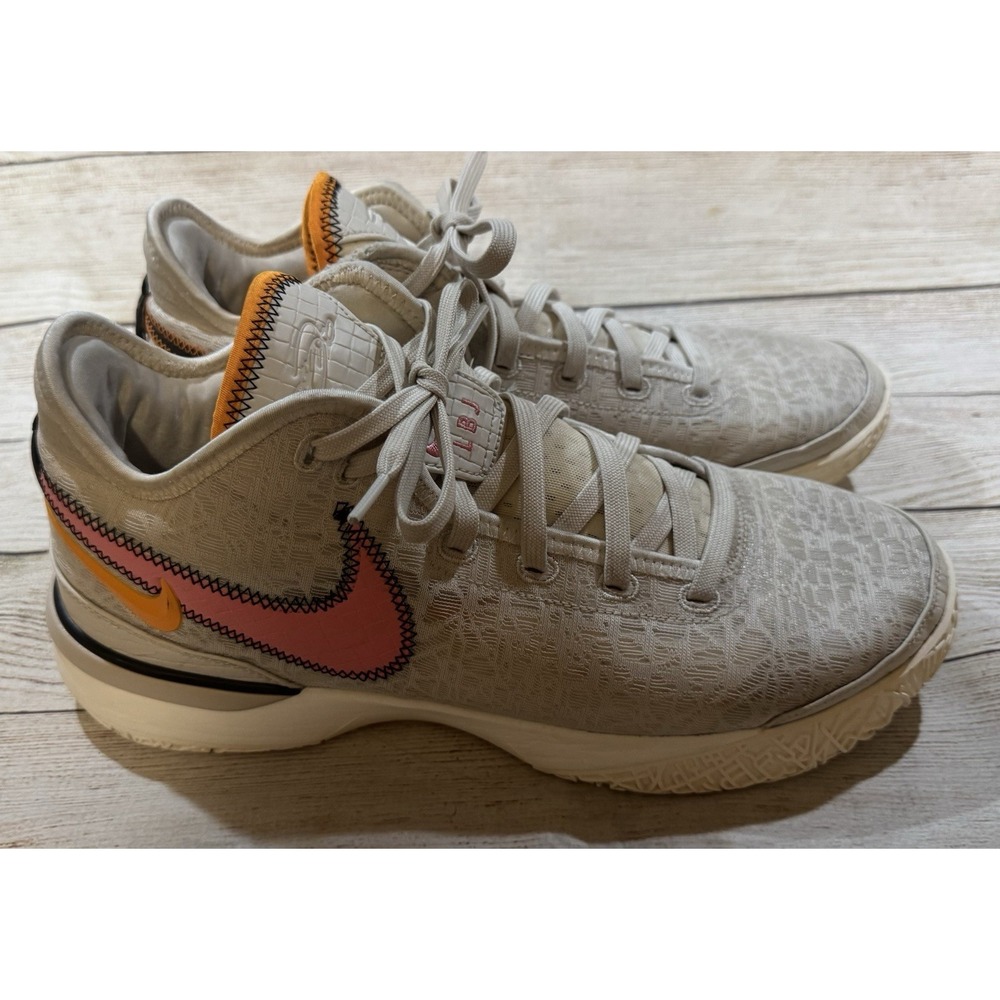 Nike Zoom LeBron NXXT Gen Light Orewood Brown Coral Chalk DR8784-100 Sz 12 - Picture 4 of 16
